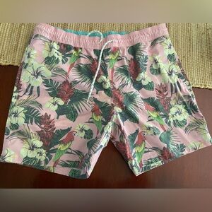 Goodfellow & Co Tropical Print Pink Women's Bermudas